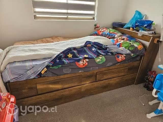 Cama nido niño con cajon, casi nueva