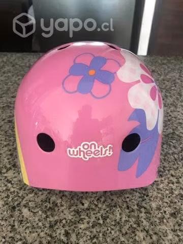 Casco niña con luz
