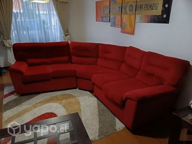 Sofá rojo