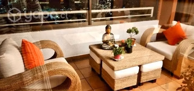 Living de terraza como nuevo