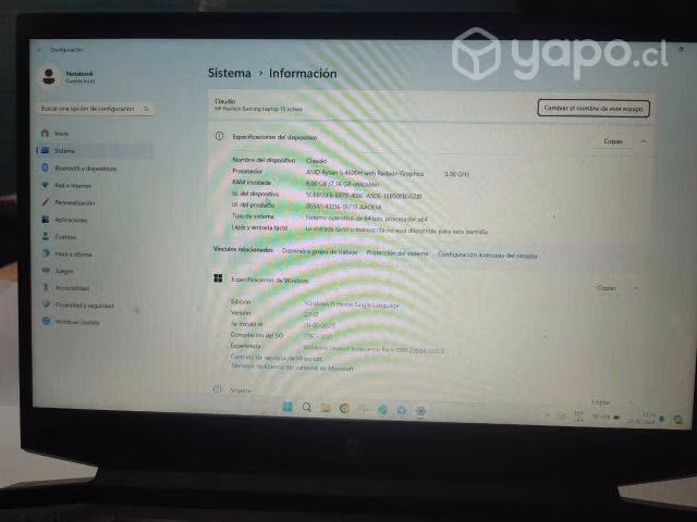 Notebook Gamer Hp - Imagen 2