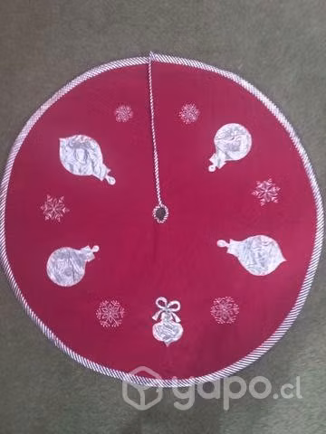 Hermoso pie para arbolito navideño