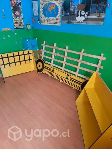 Cama infantil tipo Tractor