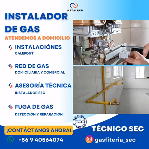 Instalador de Gas Sec - Mantenciones