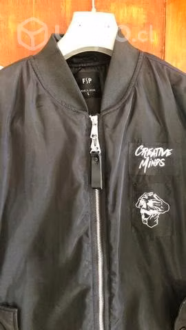 Abrigo de piel sintetica XL y chaqueta Bomber L - Imagen 4