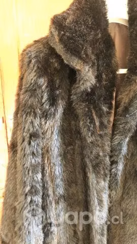 Abrigo de piel sintetica XL y chaqueta Bomber L - Imagen 2