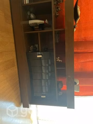 Rack TV color café oscuro