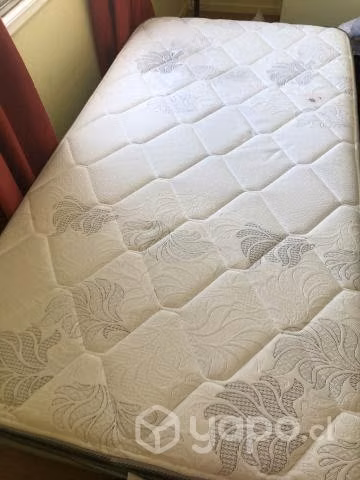 Cama Base+Colchon de plaza y media - Imagen 2