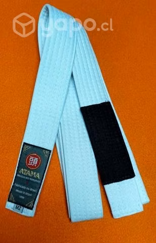 Cinturón Blanco Niño Jiu Jitsu ATAMA nuevo