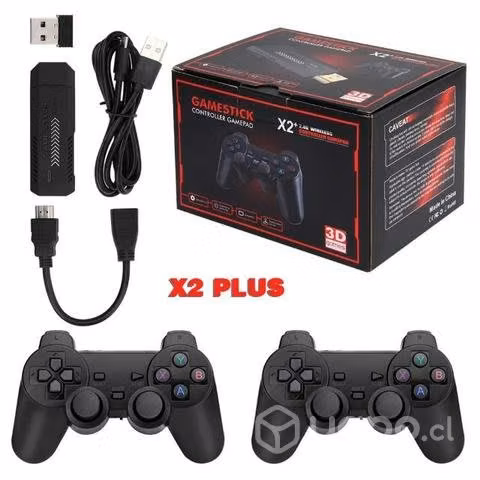 X2 plus game stick la mejor consola del mercado