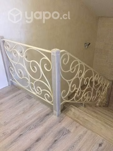 Barandas de escaleras de fierro forjado