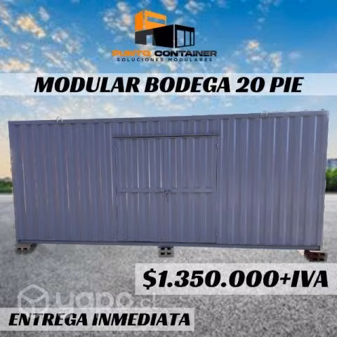 Container con portón frontal