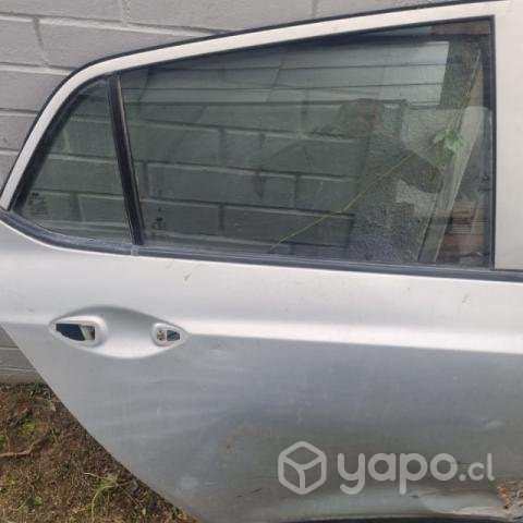Puerta trasera derecha con vidrio grand i10 - Imagen 2