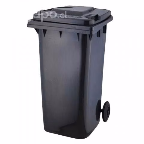 Basurero 120 litros gris oscuro / nuevo