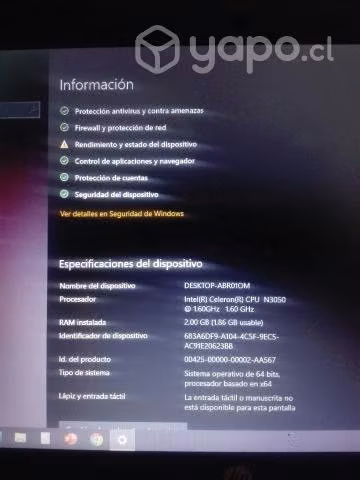 Notebook hp