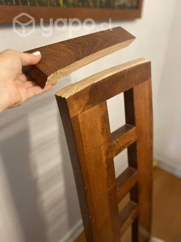 Mesa de comedor + 8 sillas de madera sólida