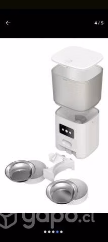 Comedero doble automático para perros
