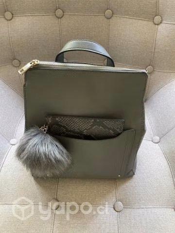 Mochila gris - Imagen 2