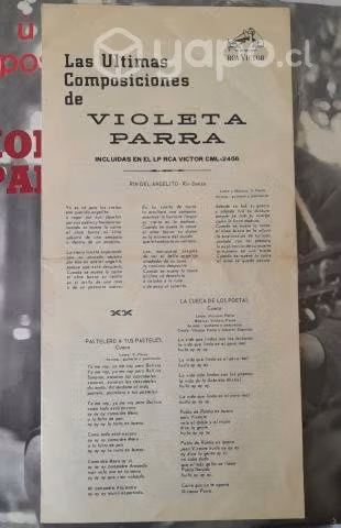 Violeta Parra - Últimas Composiciones con Inserto
