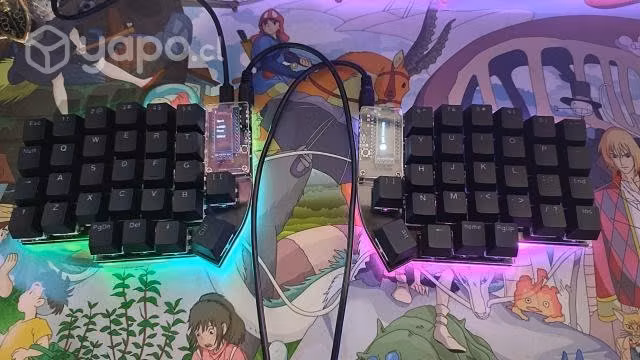 Teclado Mecánico Dividido Lily58 Pro Mx Hotswap