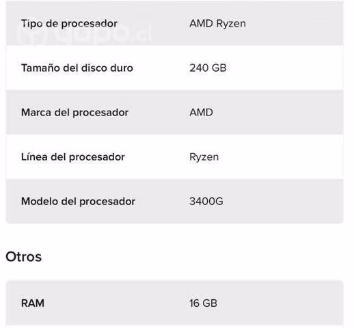 PC GAMER AMD con monitor - Imagen 2