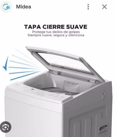 Lavadora Automática Midea 8kg Nueva sin uso