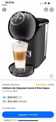 Cafetera dolce gusto. Genio S - Imagen 2