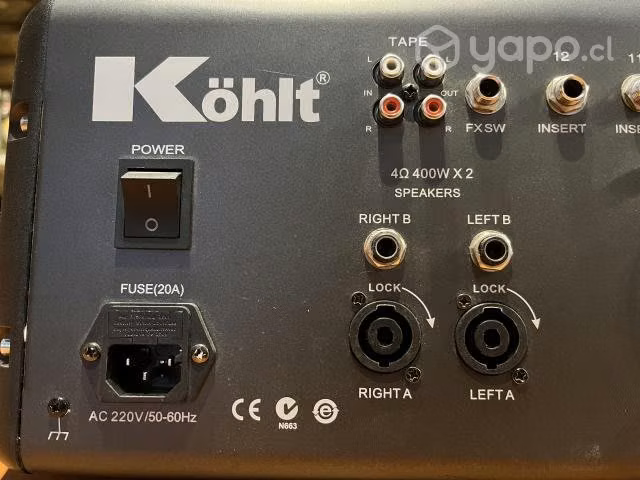 Mesa de sonido amplificada 800w - Imagen 2