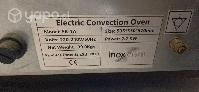 Horno convector eléctrico