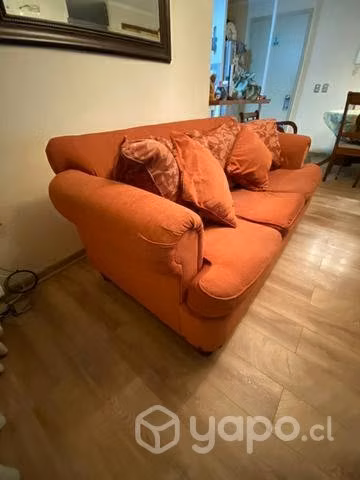 Sillón de tres cuerpos usado