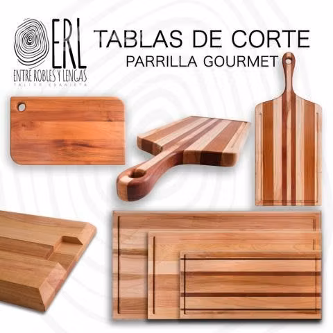 Tablas para Corte Gourmet, Parrilla, Picoteo, etc