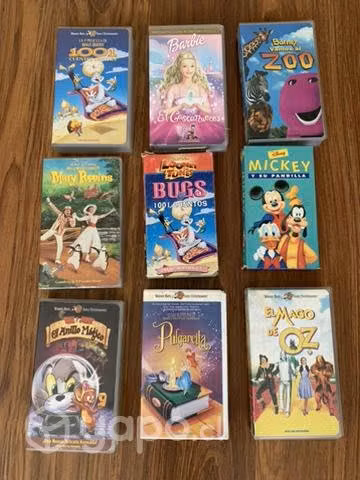 9 Películas infantiles cassette (todas)