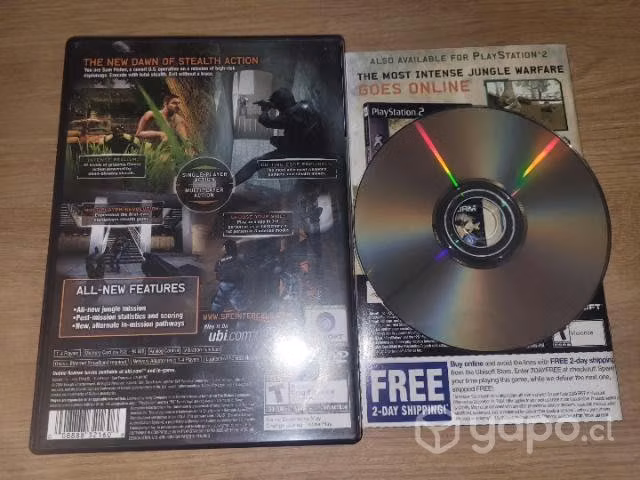 Tom Clancy's - Splinter Cell: Pandora Tomorrow PS2
