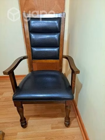 SITIAL de cuero con madera - Imagen 2