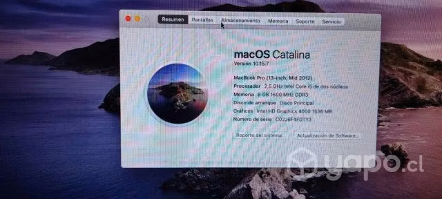 Notebook mac pro 2012 ssd 750 gb - Imagen 2
