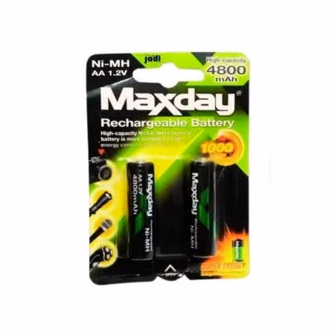 Pilas Baterias Recargables de Litio Niquel AA MaxD