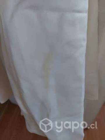 Vestido niña formal beige + tiara (La Casa Blanca) - Imagen 6