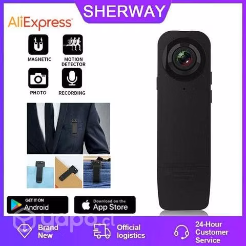 Mini Cámara De Cuerpo Brathird 32gb Mini Spy Nanny