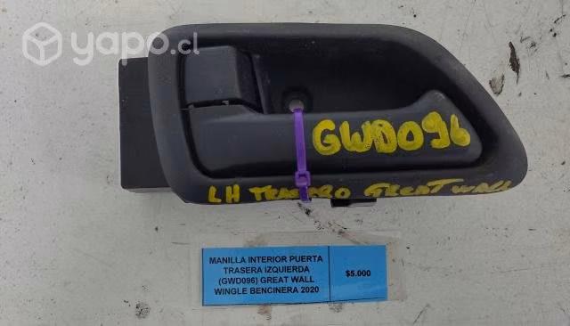 Manilla Techo (GWD107) Great Wall Wingle Bencinera