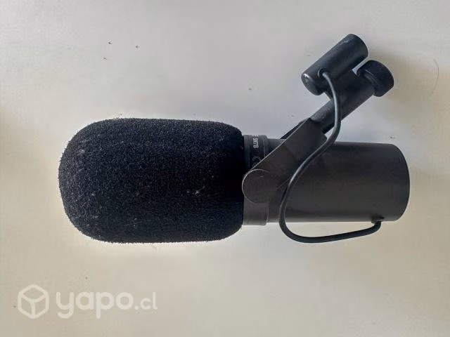 Micrófono Shure SM7B dinámico cardioide negro