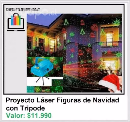 Láser Láser Figuras Navidad