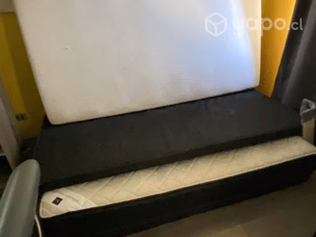 Cama nico plaza y media y 1 plaza USADO