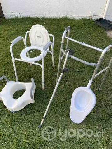 Burrito para caminar, bastón y baño portátil