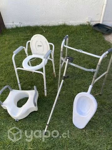Burrito para caminar, bastón y baño portátil