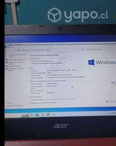 2 netbook en buen estado ambos con su cargador en - Imagen 2