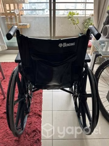 Silla de ruedas ortopédica con par de bastones - Imagen 4