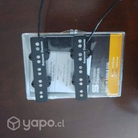 Cápsulas Seymour Duncan bajo 5 cuerdas