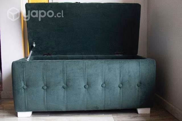 Banqueta Baúl estilo capitoné - Imagen 2