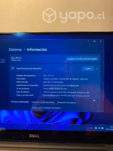 Dell xps 13 por apuro