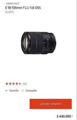 Sony E 18-135mm F3.5-5.6 OSS - Imagen 2